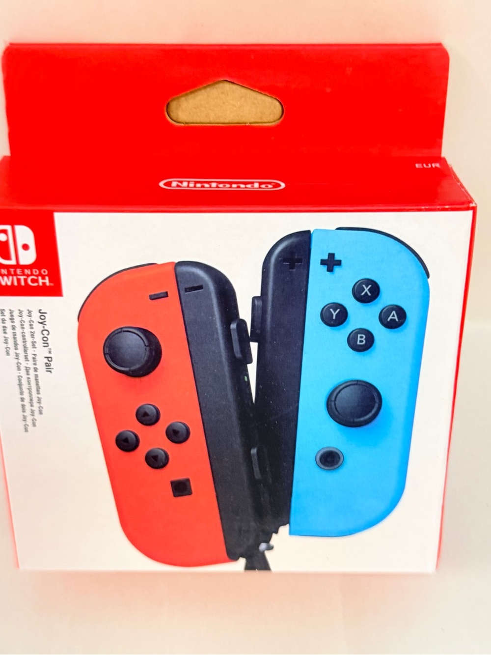 Nintendo Joy-Con Pair in Bright Red and Bright Blue